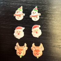 Weihnachts-Minis „Kuschelwinter“ – 3 Paar Hörgeräte-Schmuck