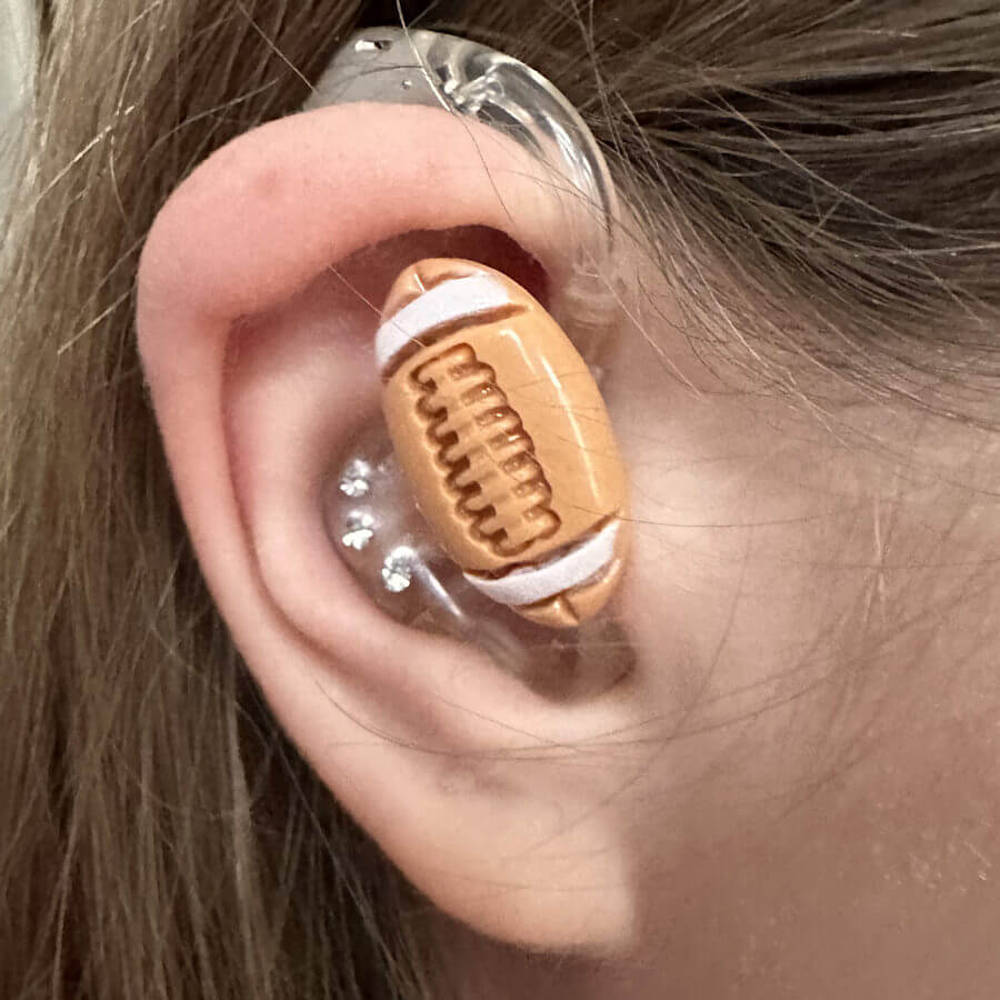 American Football Hörgeräteschmuck für Kinder 1 American Football Hörgeräteschmuck für Kinder